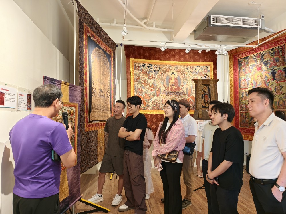 以艺载道 绵延传承—我院应邀赴台参加唐卡特展